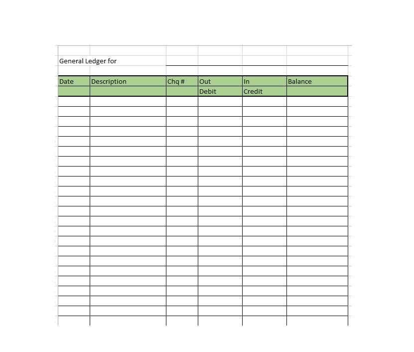 Self Employment Ledger Template Excel FREE DOWNLOAD Elsevier Social