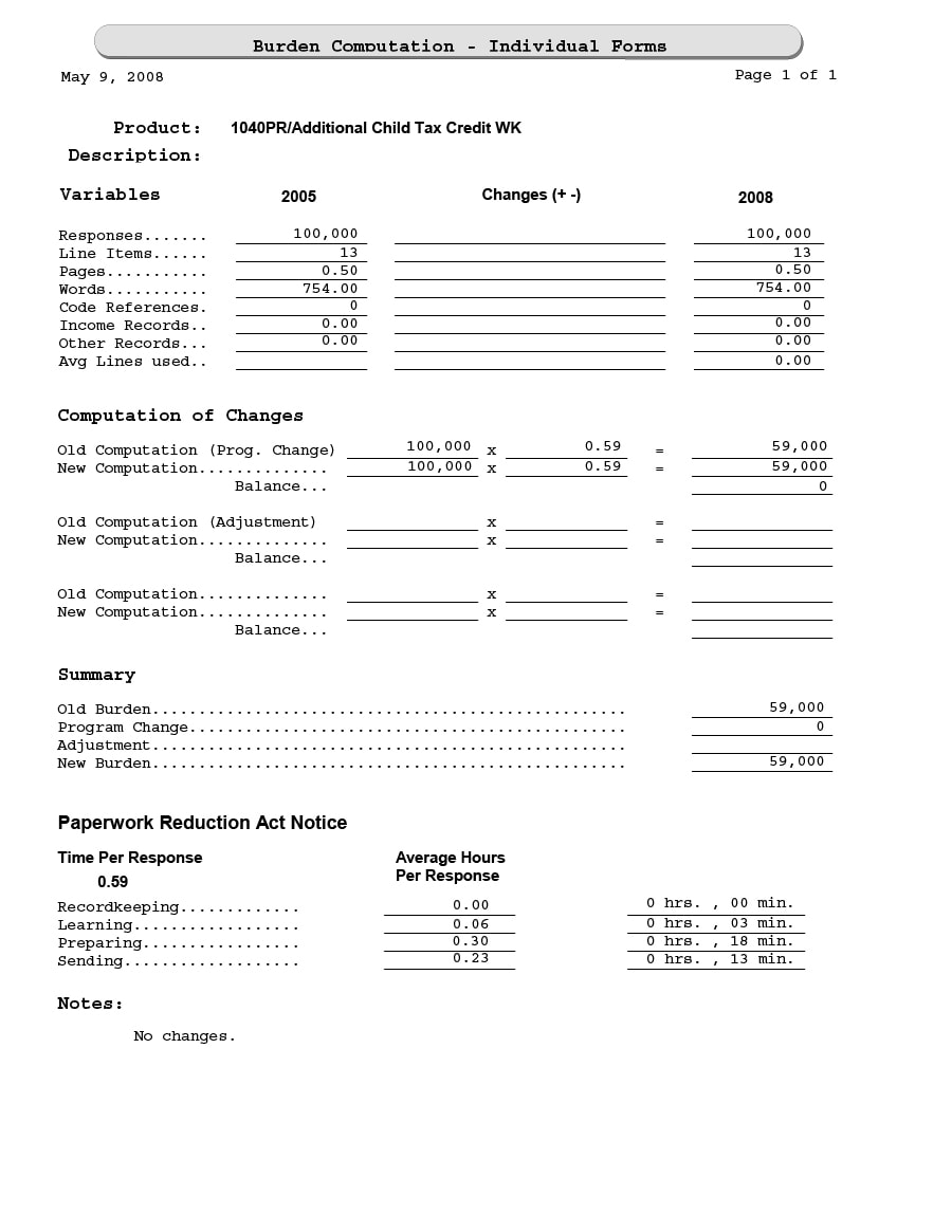 child tax credit worksheet 15