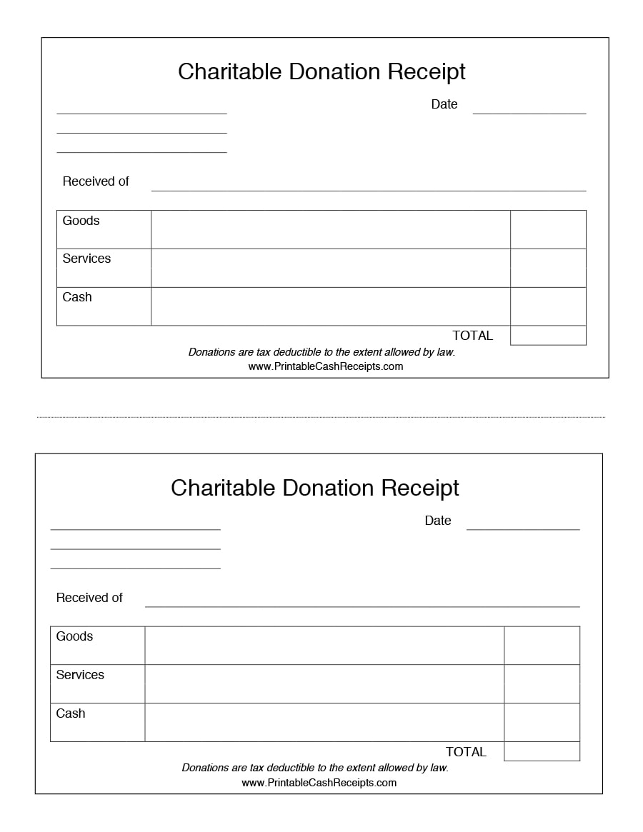 Donation Template Word from templatearchive.com