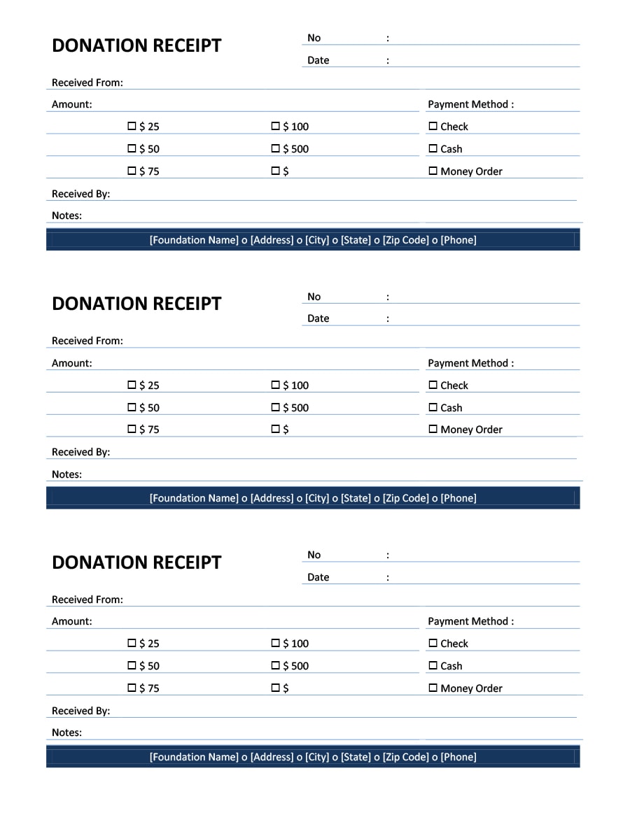 Template Charitable Donation Receipt Fabulous Printable Receipt Templates
