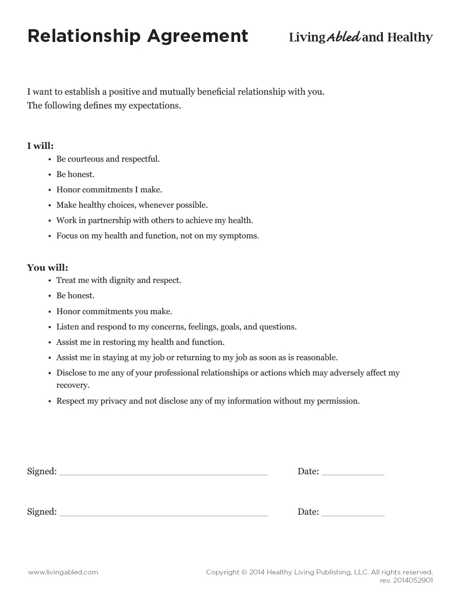 20  Relationship Contract Templates Relationship Agreements