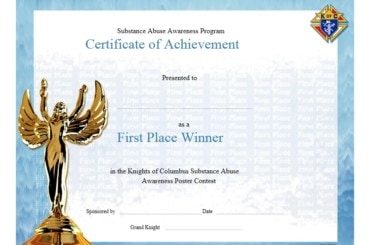 Certificate of Achievement Template 21