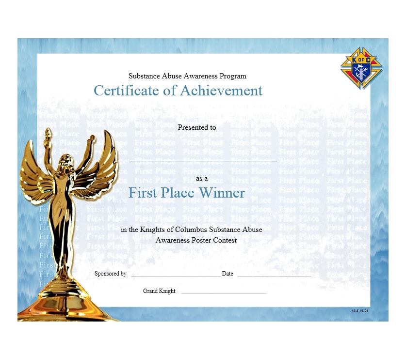 Certificate Of Achievement Template Free from templatearchive.com