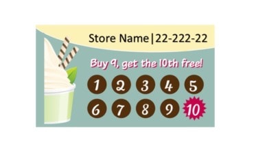 Punch Card Template 01