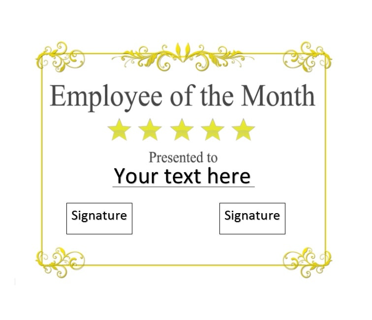 employee of the month certificate template DriverLayer Search Engine