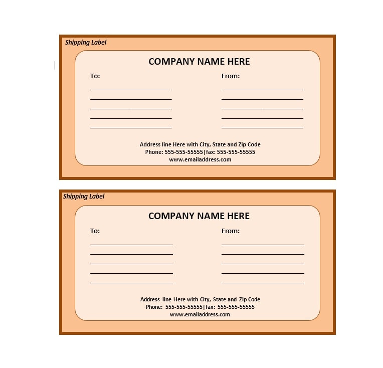 Address Label Template For Word from templatearchive.com
