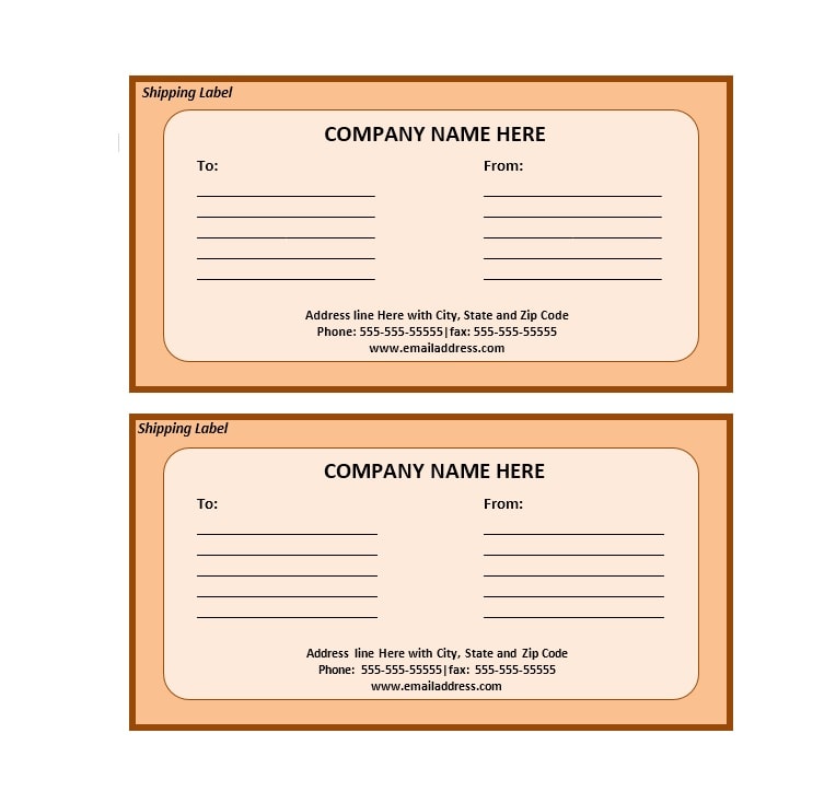 Return To Sender Label Template from templatearchive.com