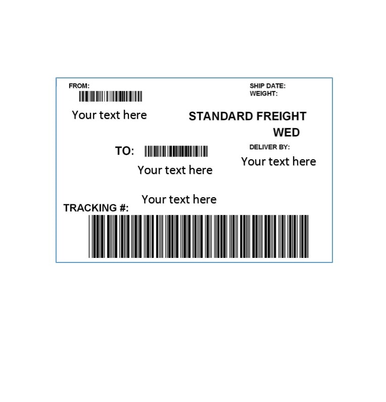 Package Shipping Label Template Master of Documents