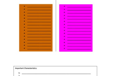 t chart template 10