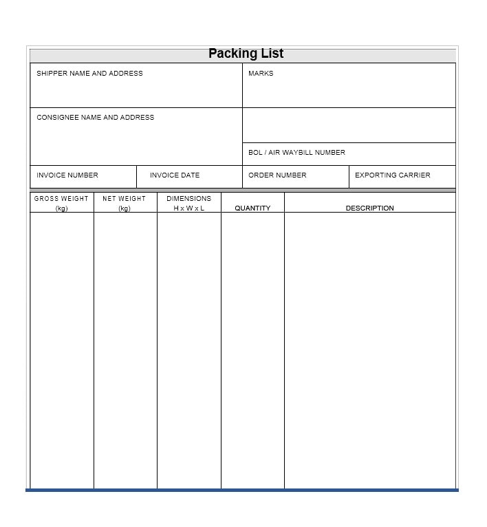 30  Free Packing Slip Templates (Word Excel) TemplateArchive