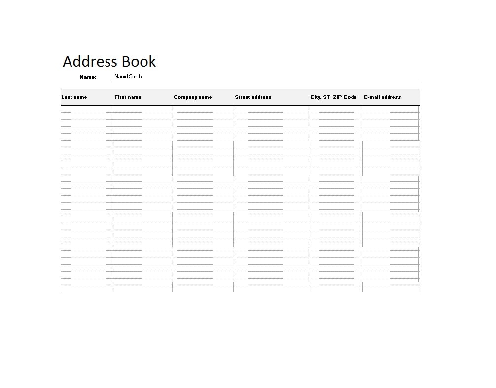 editable-address-book-template