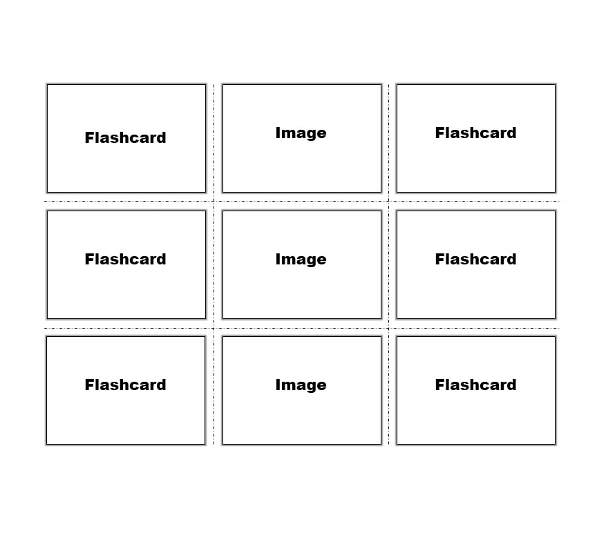 Flash Card Template For Word from templatearchive.com