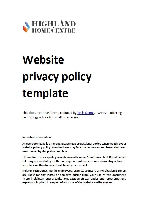 50 Best Privacy Policy Templates [with GDPR] TemplateArchive