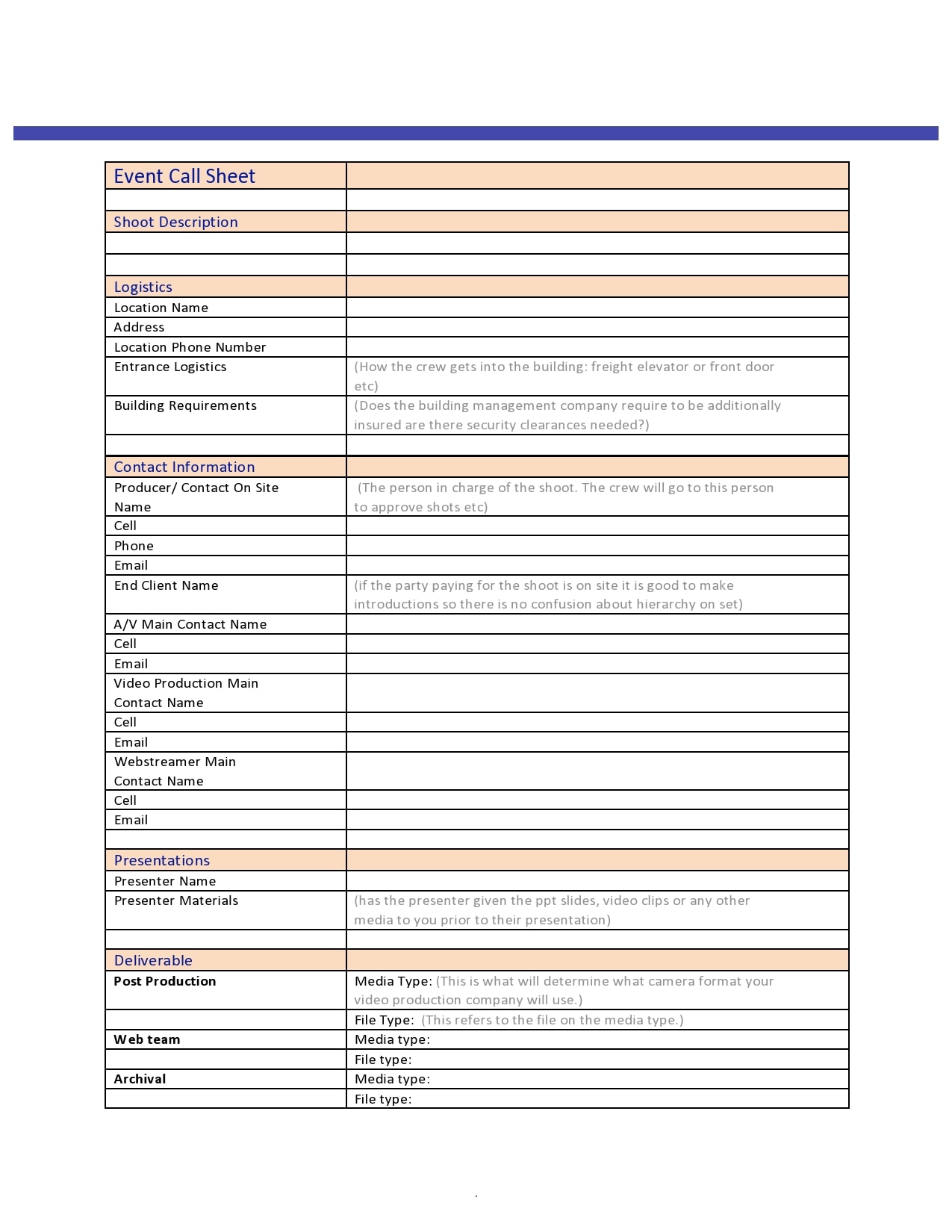21 Simple Call Sheet Templates (FREE) - TemplateArchive In Charge Nurse Report Sheet Template