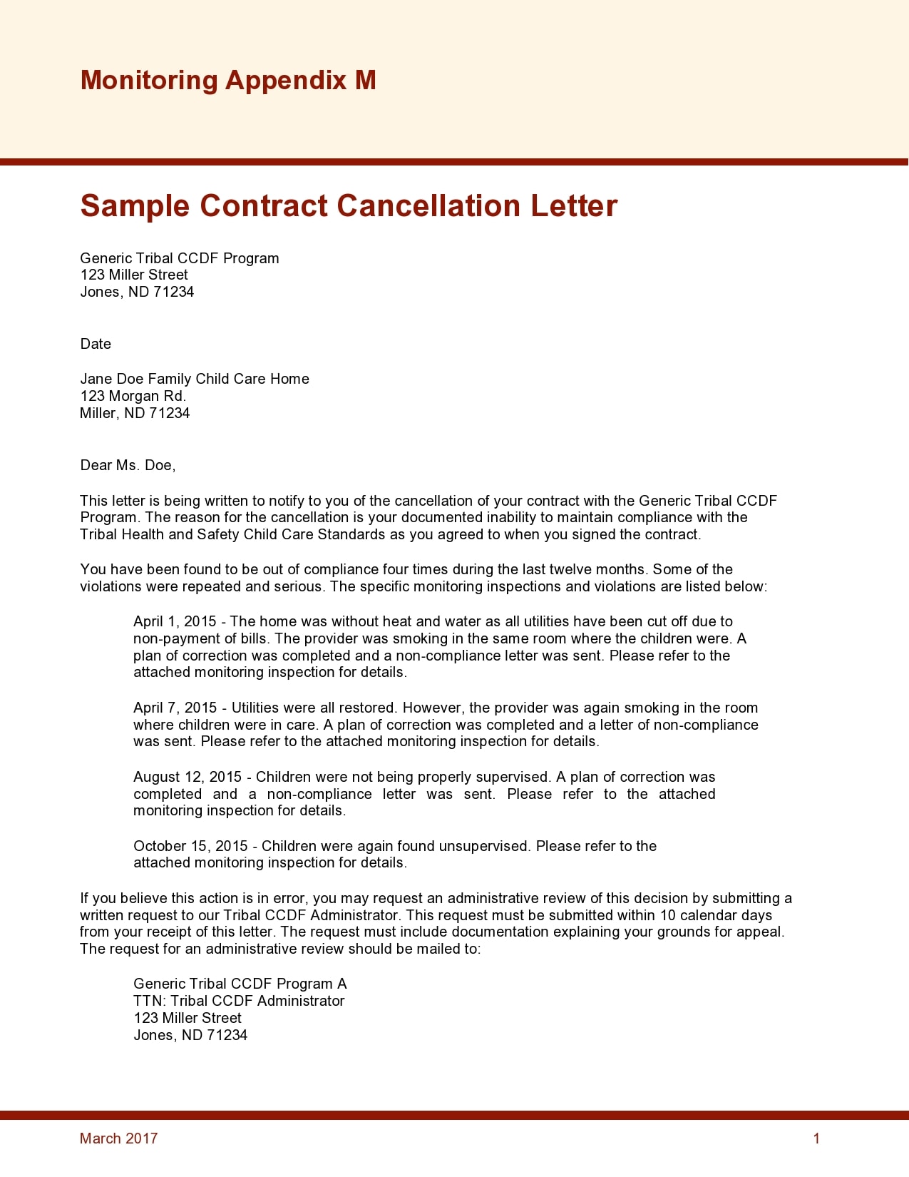 Letter Requesting Reason For Termination from templatearchive.com