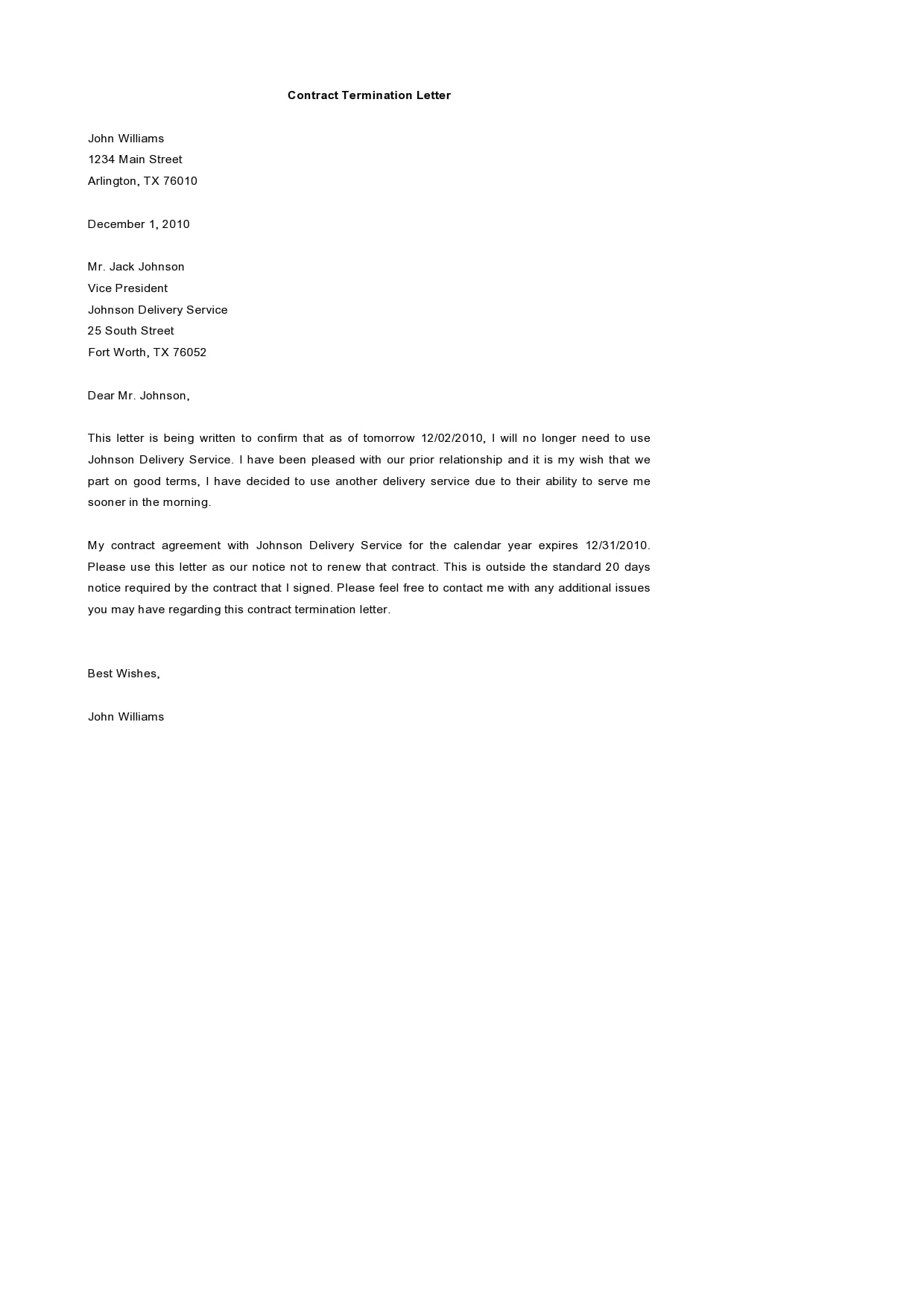 Free Breach Of Contract Letter Template from templatearchive.com