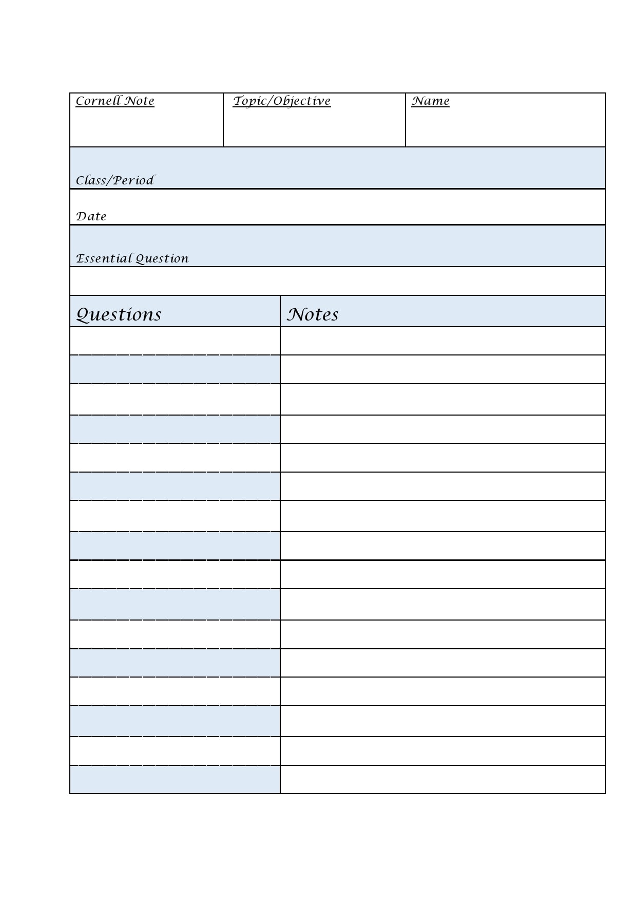 printable-notes-template