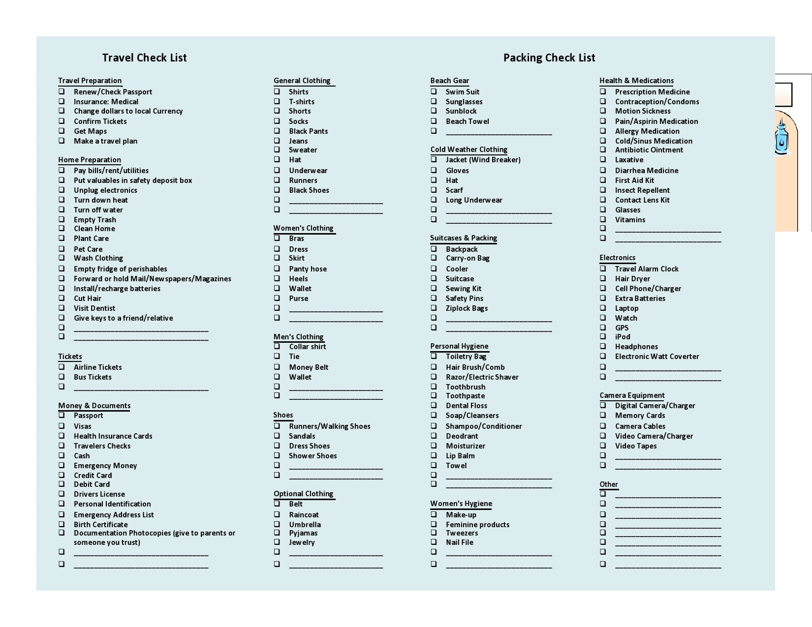 33  Printable Beach Vacation Packing List Pdf Vacation Packing List
