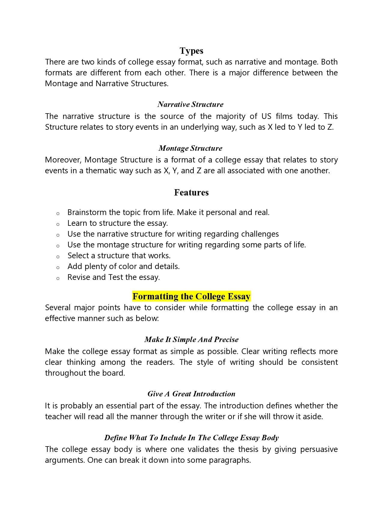 32-college-essay-format-templates-examples-templatearchive