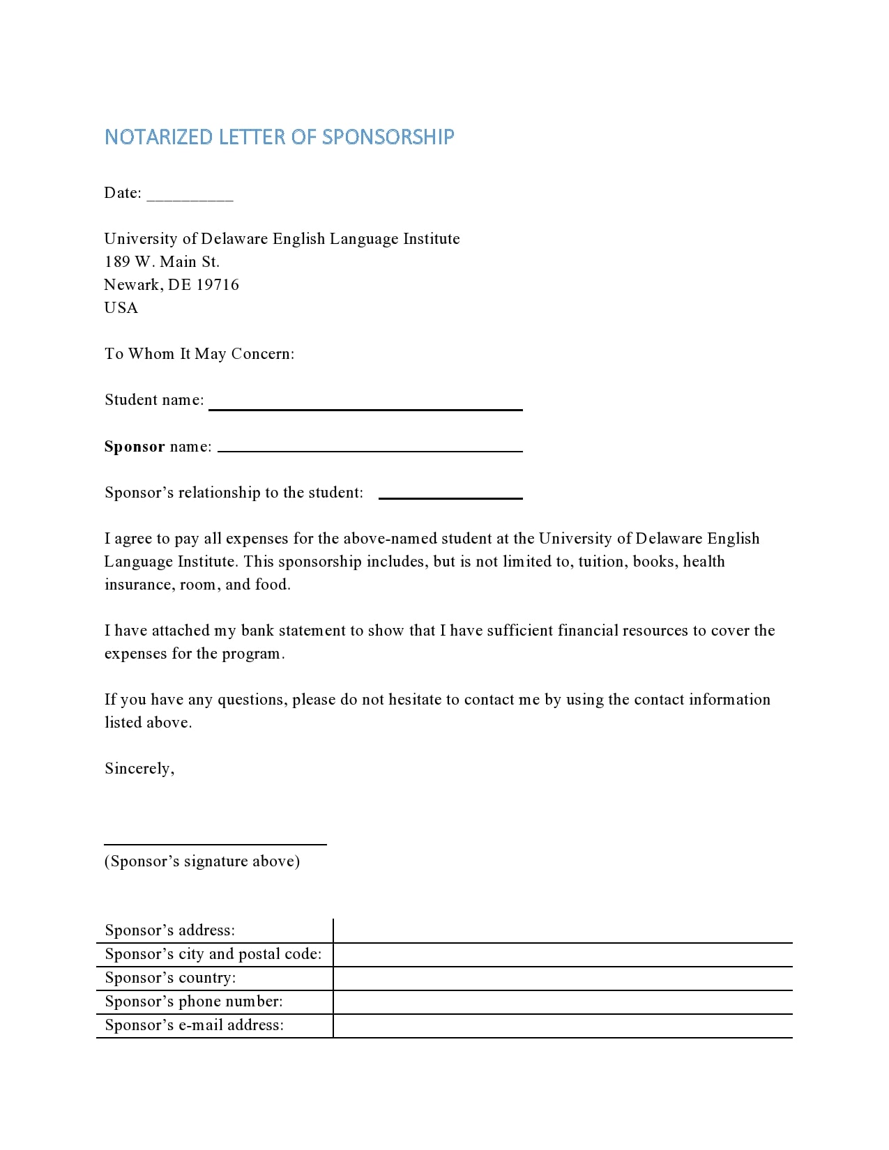 30 Free Notarized Letter Templates Notary Letters TemplateArchive