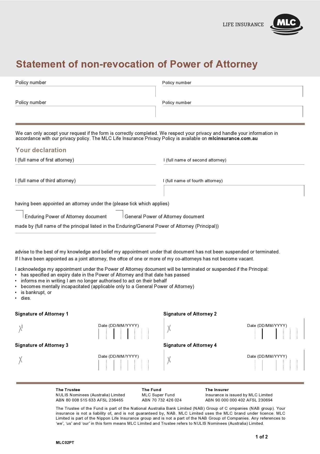 30 Free Power of Attorney Revocation Forms (Word/PDF) TemplateArchive