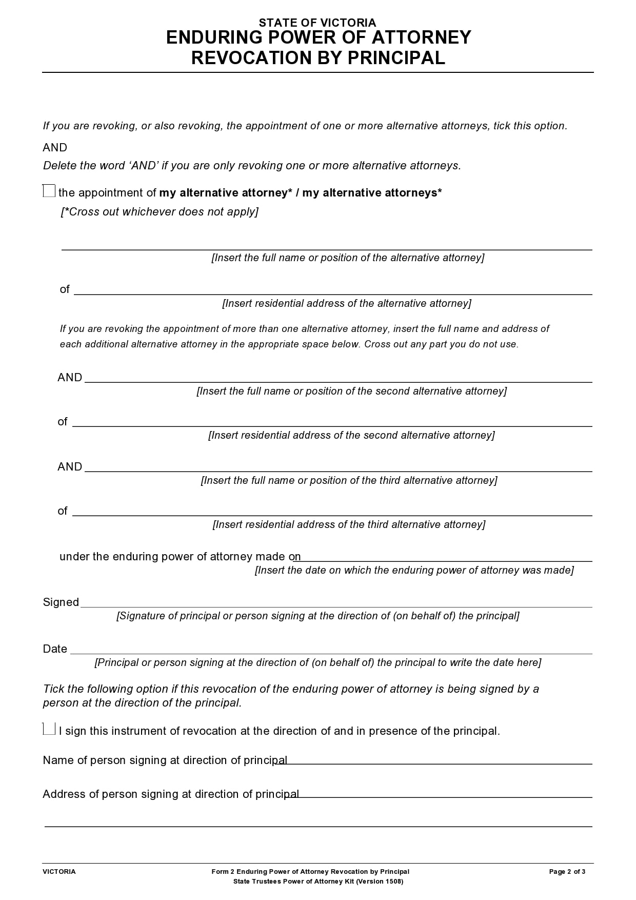 30 Free Power Of Attorney Revocation Forms Word Pdf Templatearchive