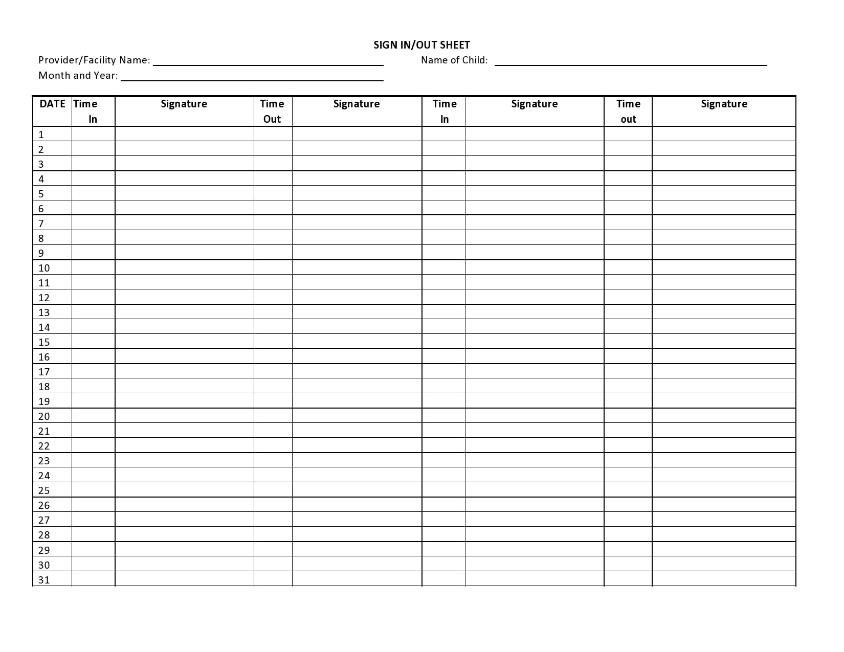 30-printable-sign-in-sign-out-sheets-best-templates