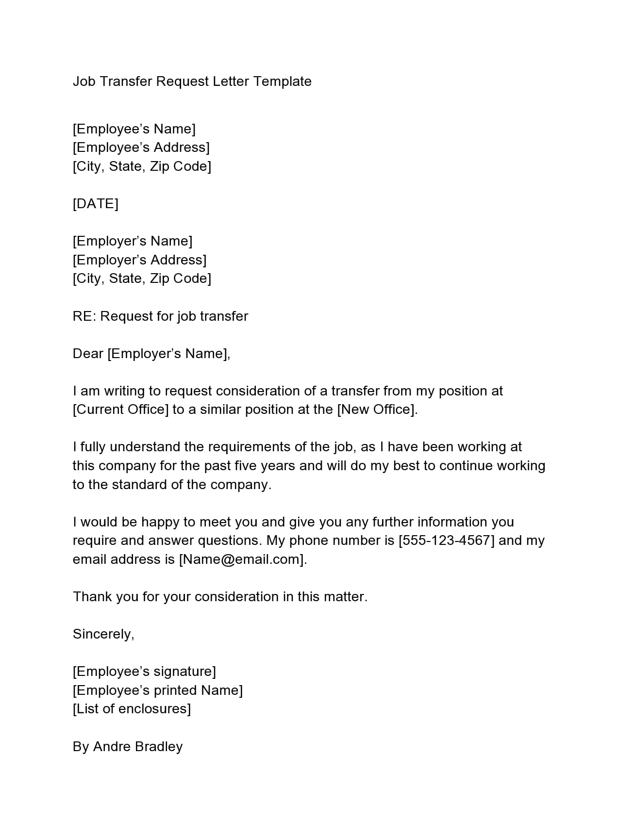 Free 9 Sample Transfer Request Letter Templates In Pdf Ms Word Pages Google Docs