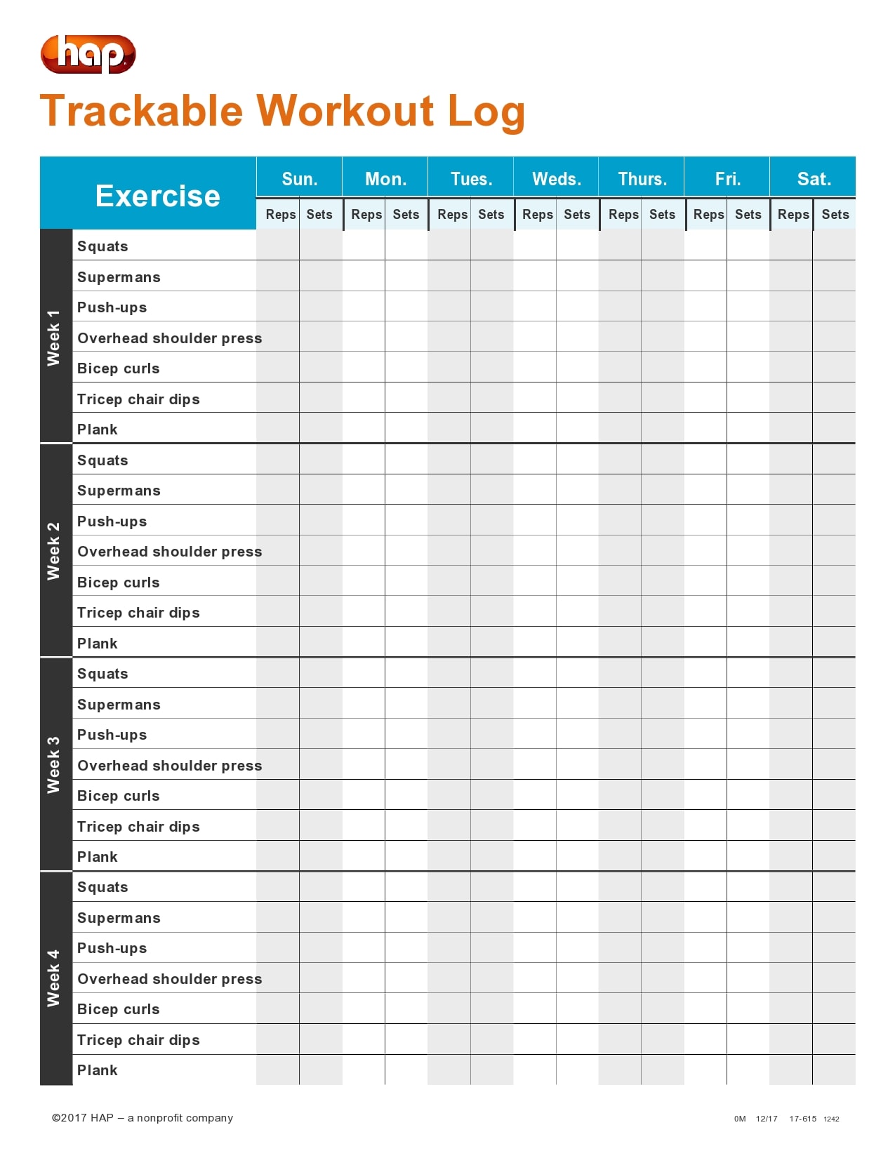 Workout Excel Sheet Template Kayaworkout.co