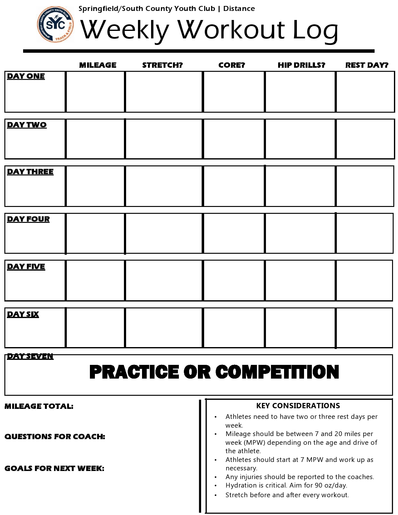 30 Useful Workout Log Templates Free Spreadsheets