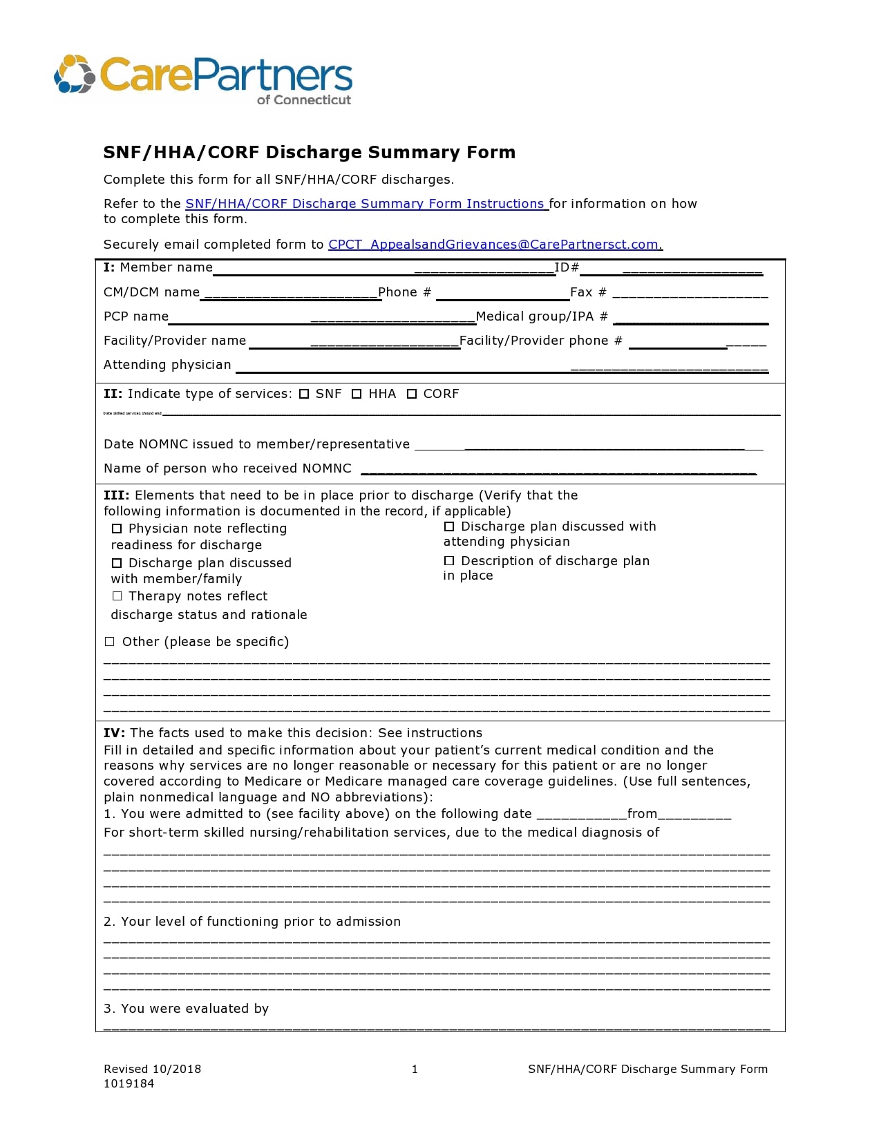 Hospital Discharge Summary Templates Examples