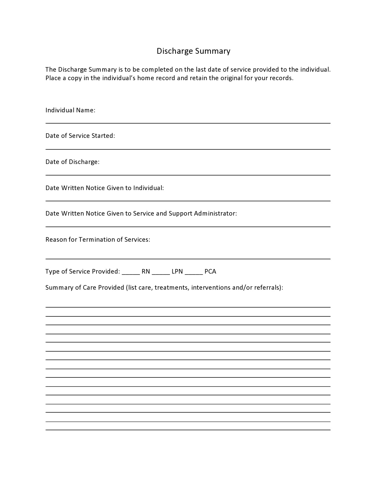 Psychotherapy Discharge Summary Template Jurjur 02A