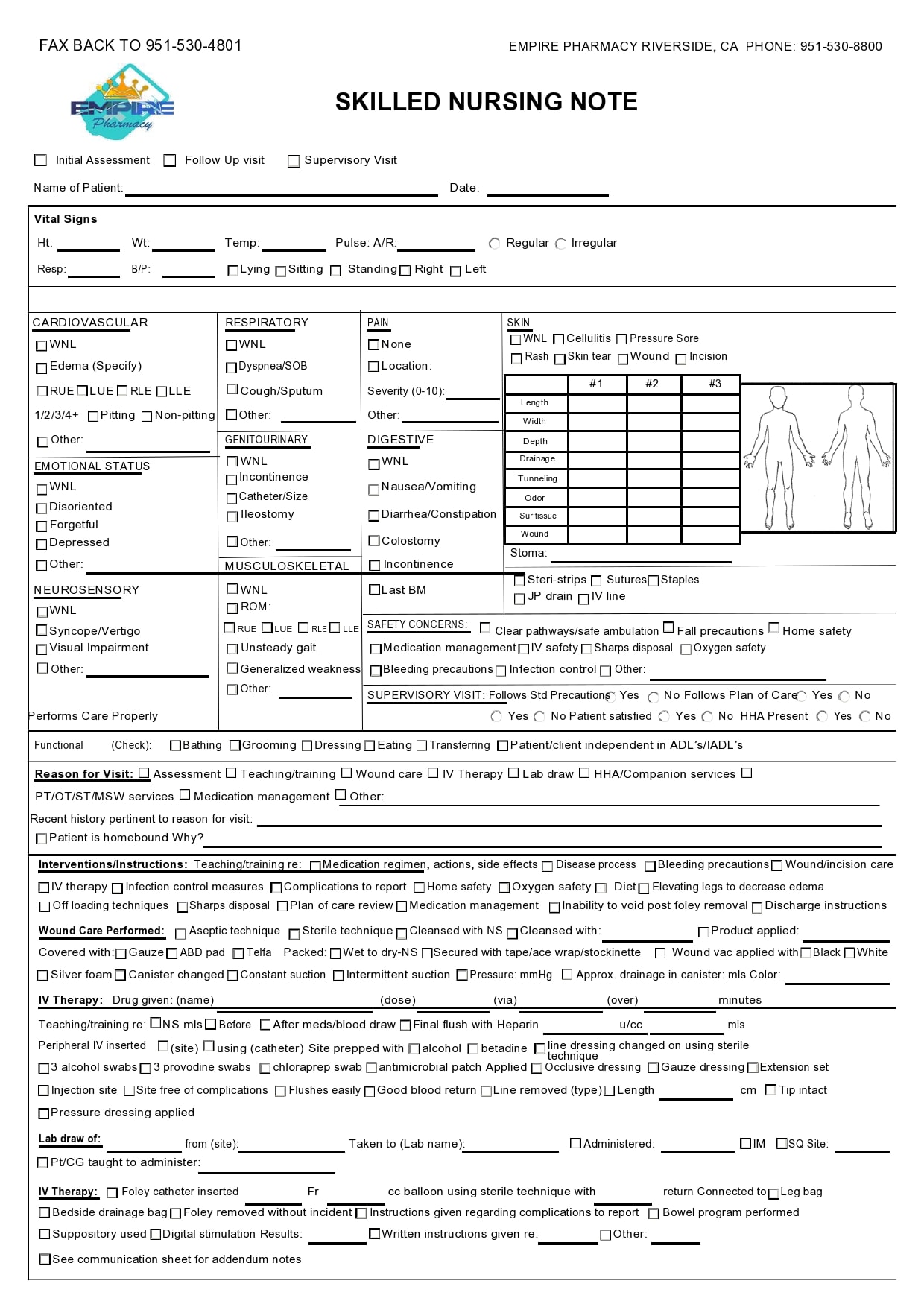 22 Useful Nursing Note Samples (+Templates) - TemplateArchive Intended For Patient Care Report Template