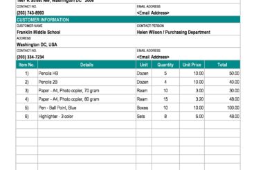 purchase order template 15