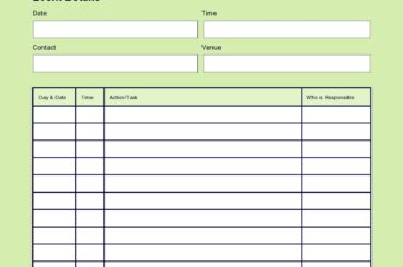 production schedule template 26