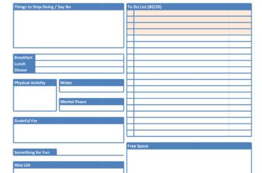 daily schedule template 16