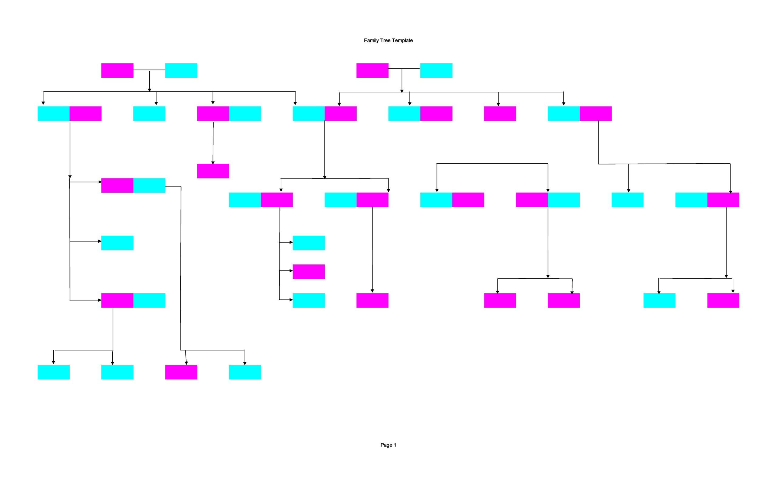 Free Printable Family Tree Templates [PDF, Word, Excel] +Editable