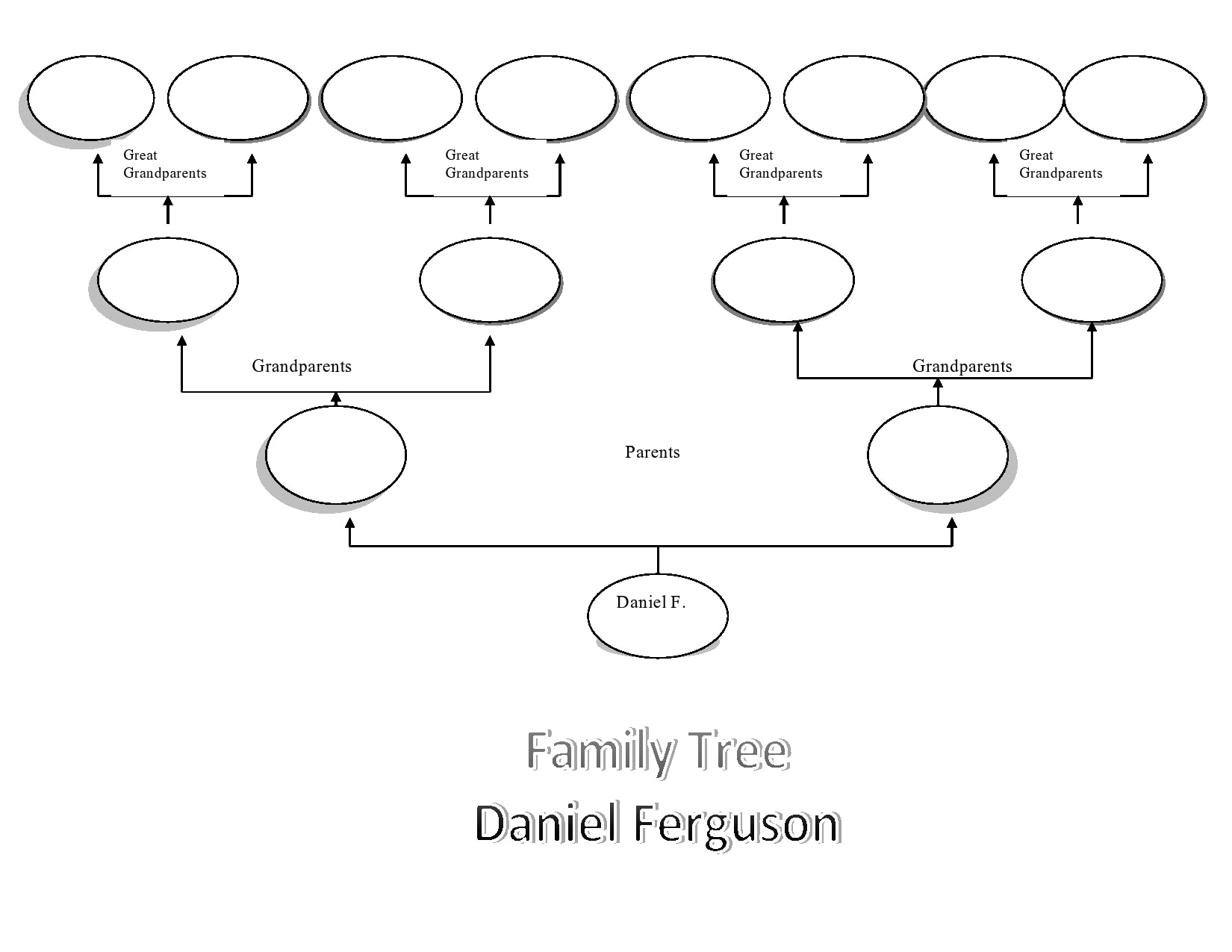 24 Editable Family Tree Templates [24% Free] - TemplateArchive Throughout Blank Tree Diagram Template