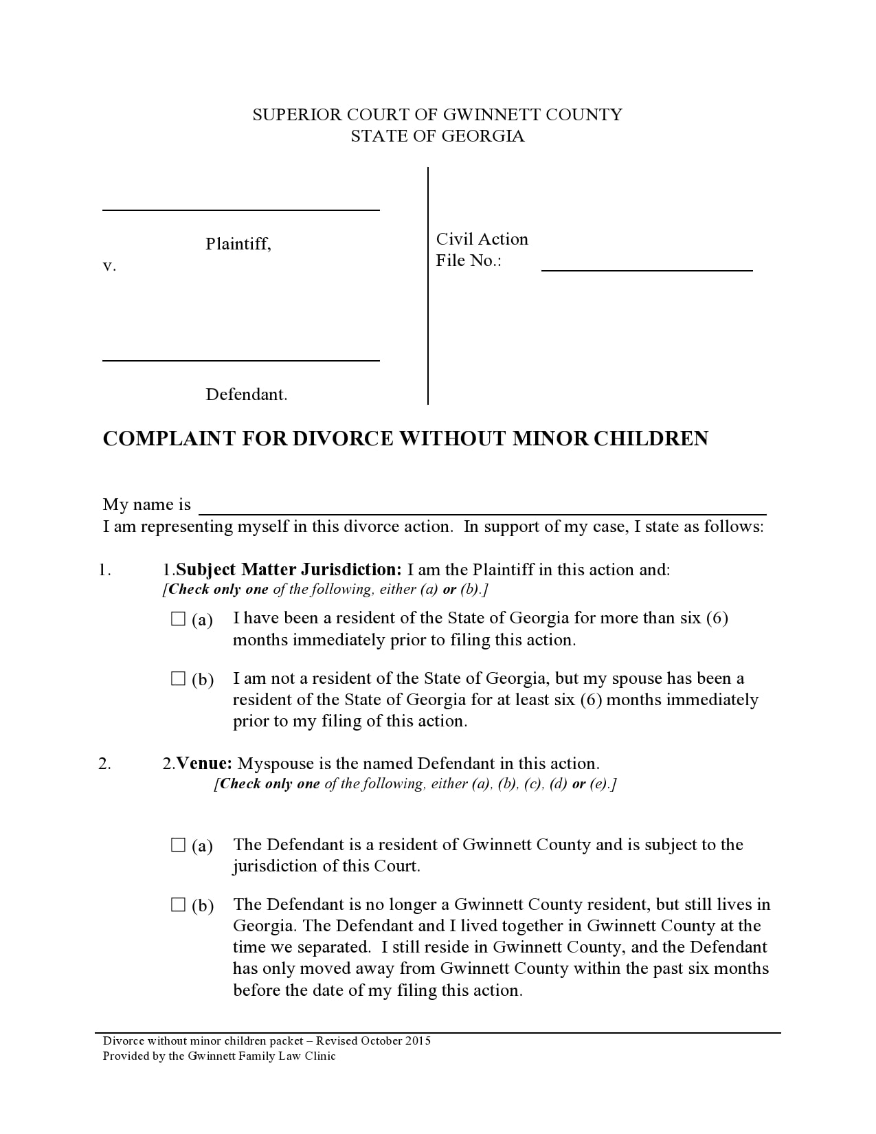 30 Free Divorce Papers Real And Fake Templatearchive