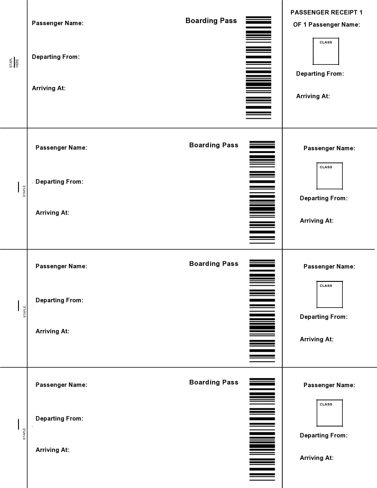 22 Editable Plane Ticket Templates (Word, PDF) - TemplateArchive