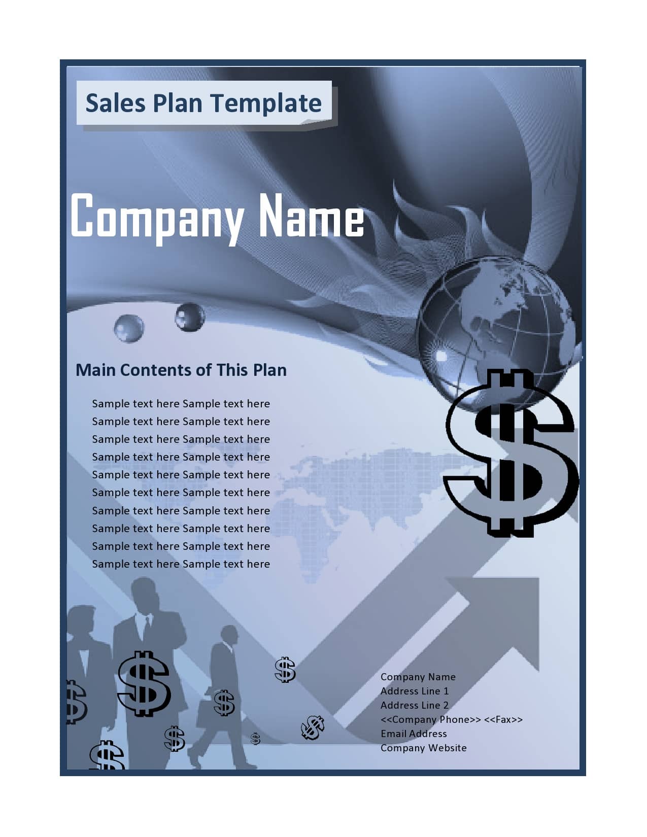 sales strategies template 23