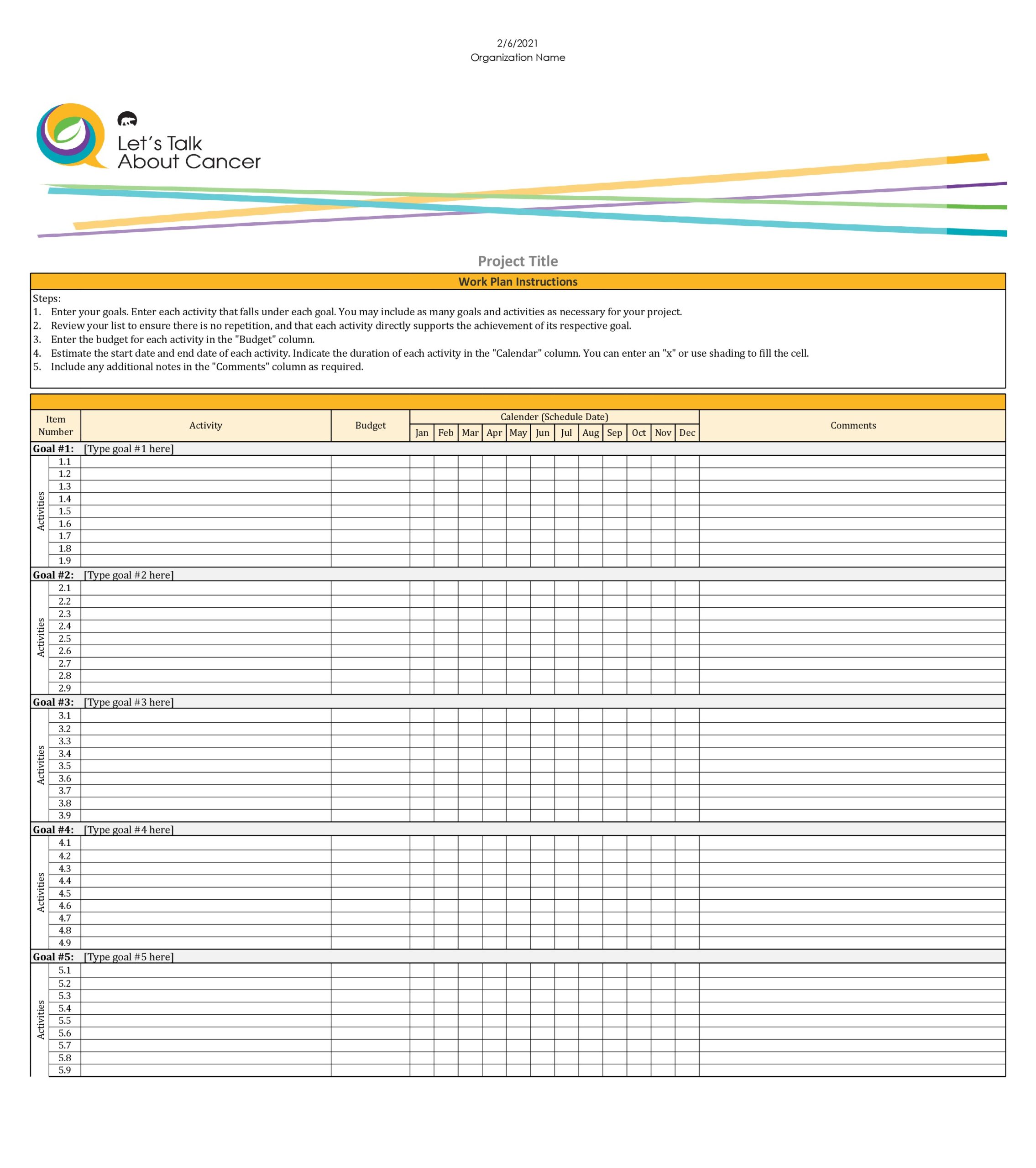 21 Simple Work Plan Templates (For Any Project) For Work Plan Template Word