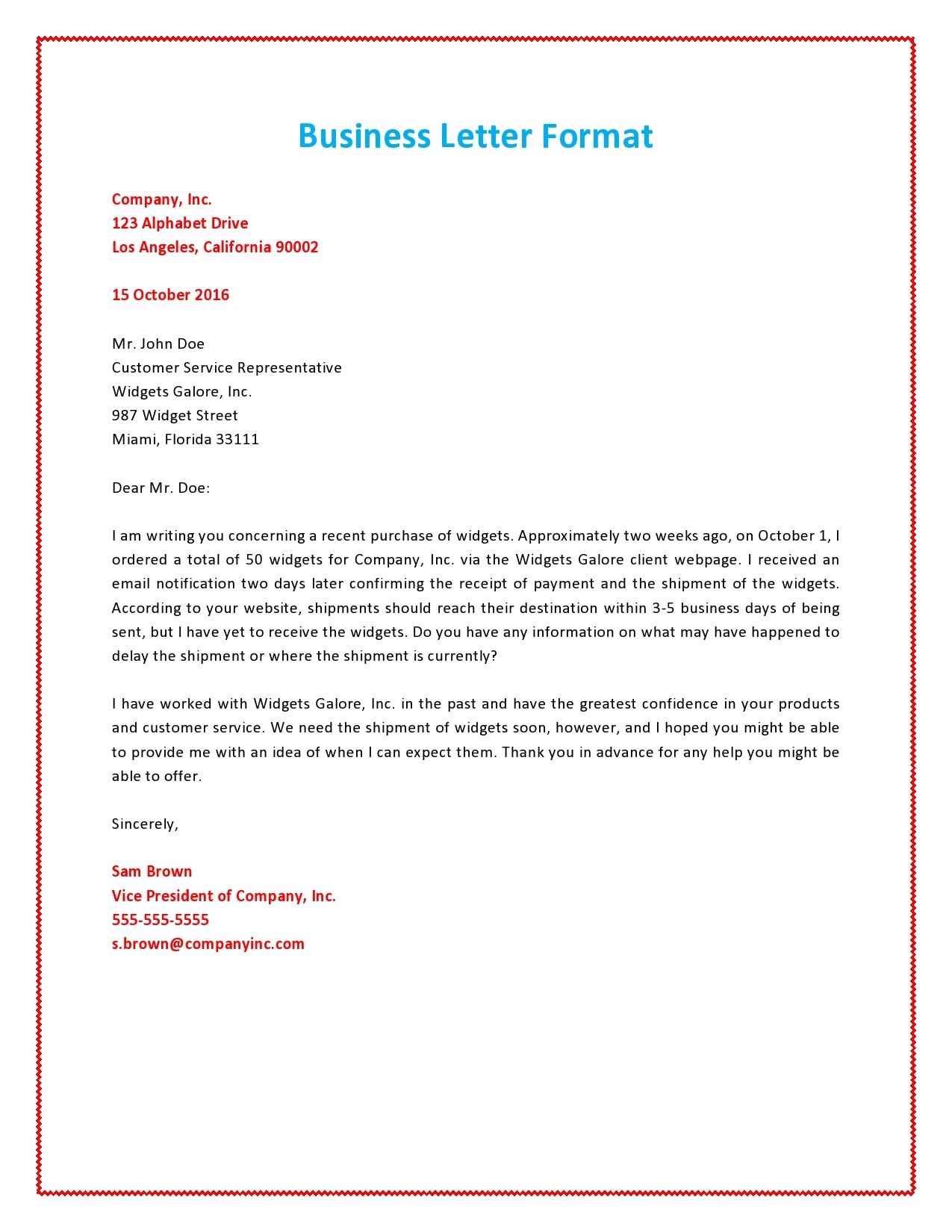 24 Professional Business Letter Templates [Word] Throughout Microsoft Word Business Letter Template