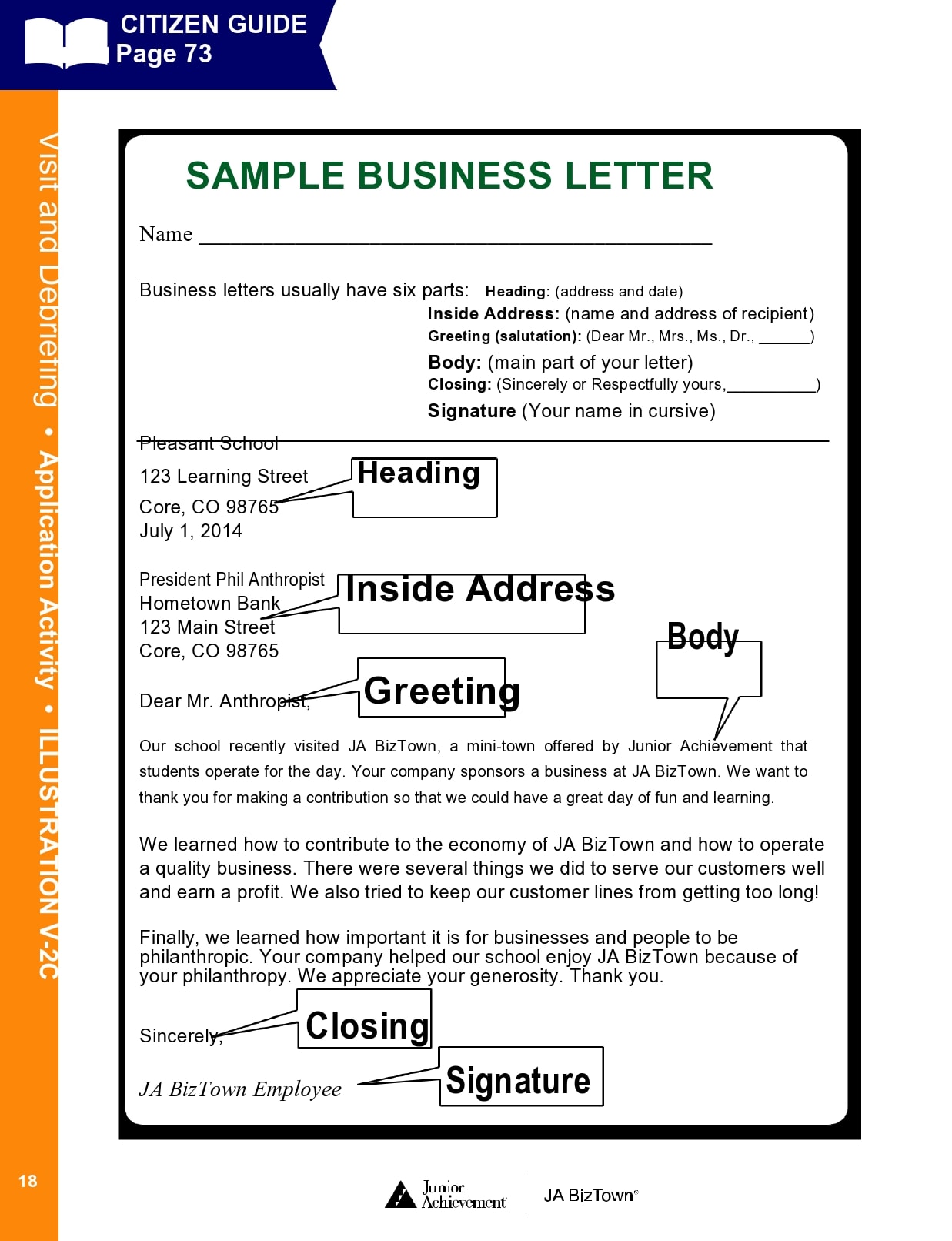  Parts Of A Formal Business Letter 13 Major Structure Or Parts Of A 