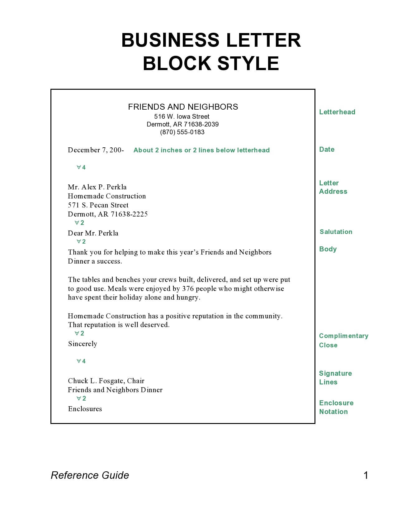 22 Professional Business Letter Templates [Word] Regarding Block Letter Template Free
