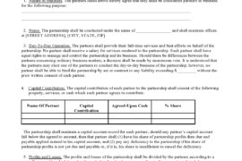 partnership agreement template 06